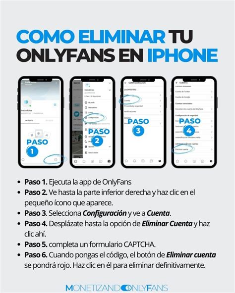 Cómo eliminar una cuenta de OnlyFans: Guía completa